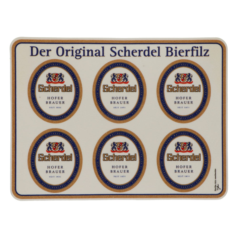 Sous-verres à bière Scherdel Sous-verres à bière Feutres à découper