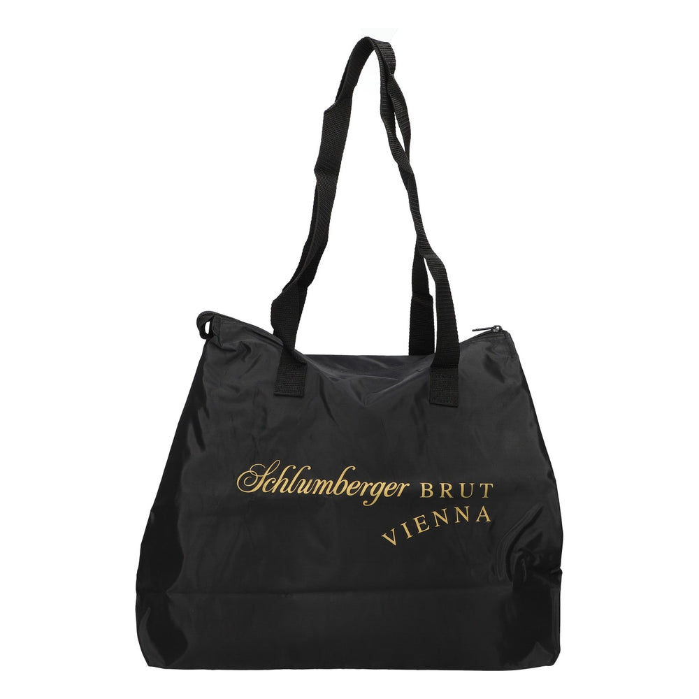 Sac à champagne Schlumberger « Vienna » – Sac de courses noir avec fermeture éclair