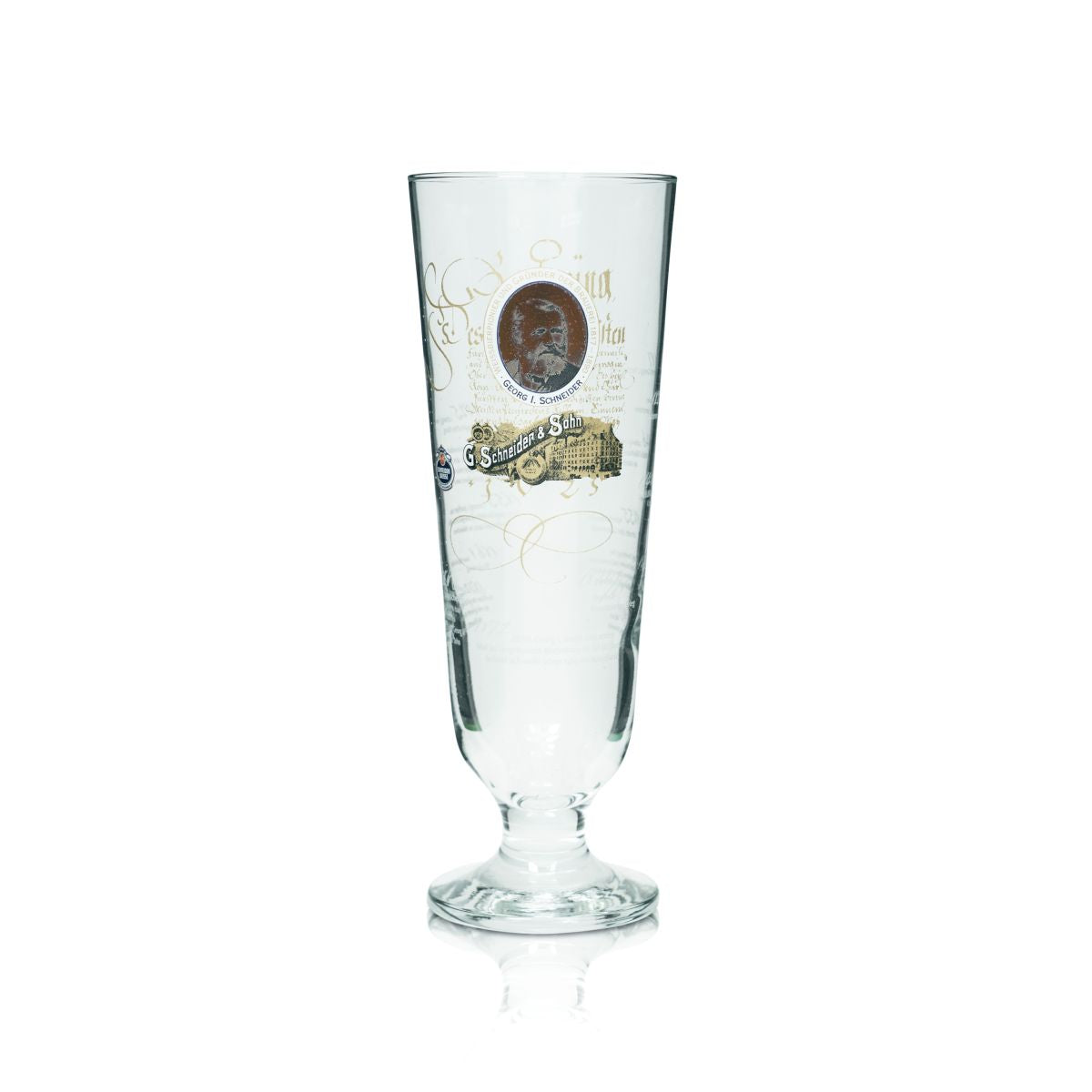 Schneider Landbräu verre à bière 0,5l coupe tulipe verre de collection édition spéciale Georg I