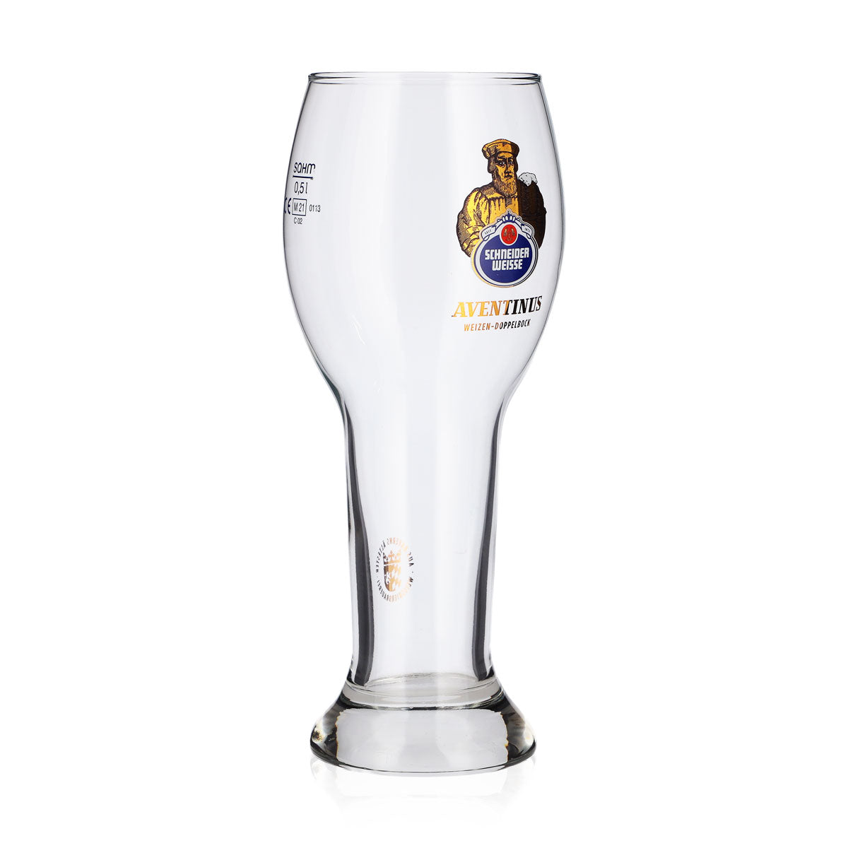 Verre à bière blanche Schneider, 0,5 l, verre à bière de blé, forme bombée, Aventinus Sahm – Vue 2