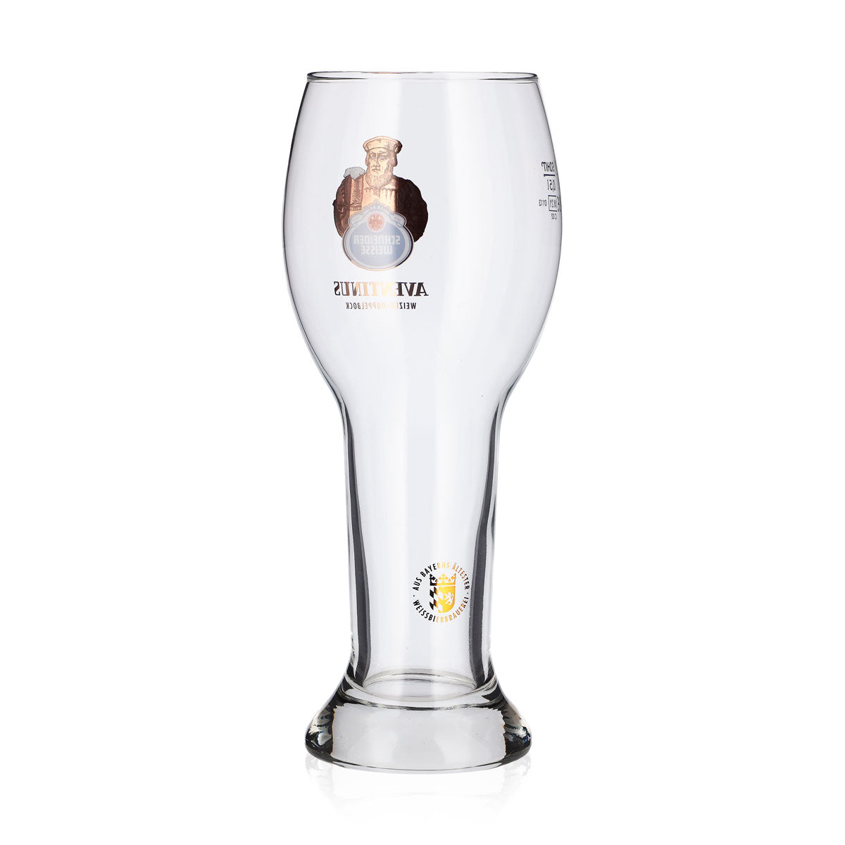 Verre à bière blanche Schneider, 0,5 l, verre à bière de blé, forme bombée, Aventinus Sahm – Vue 4