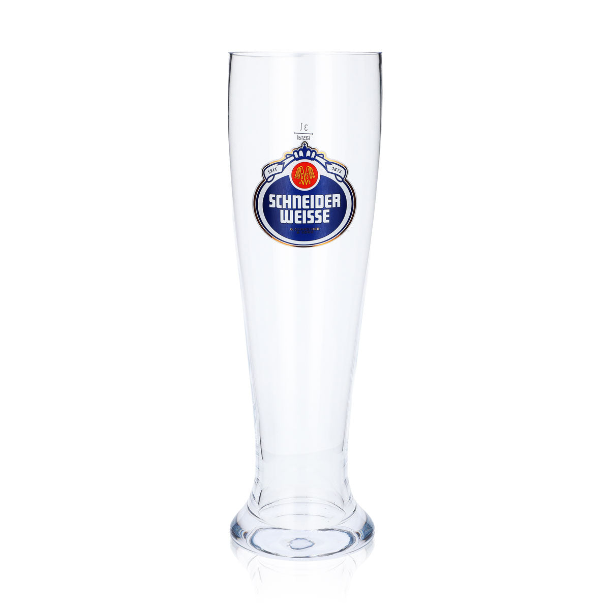 Verre à bière blanche Schneider, 3 l, verre à bière blanche XXL, verre à bière de blé, verre à bière de blé