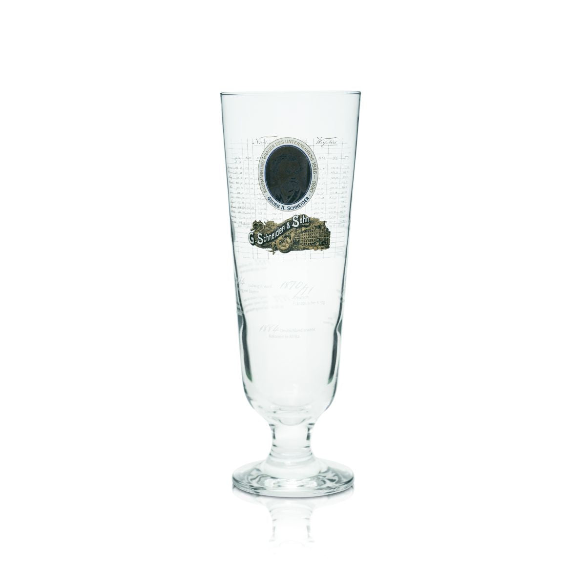 Schneider Weisse verre à bière 0,5l coupe à bière édition spéciale Georg II verres de brasserie
