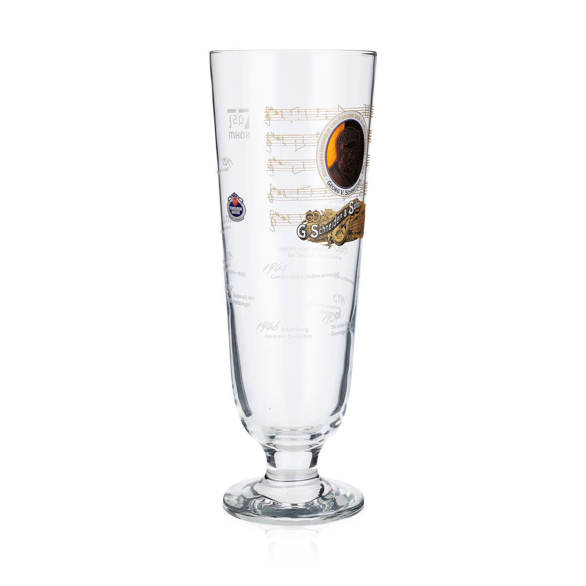 Verres à bière Schneider Weisse 0,5 l, édition spéciale Georg V Sahm – Vue 3