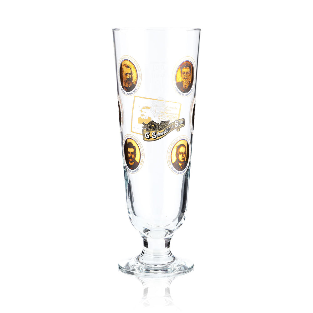 Verre Schneider Weisse 0,5 l coupe antique Georg I-VI verres de collection édition spéciale