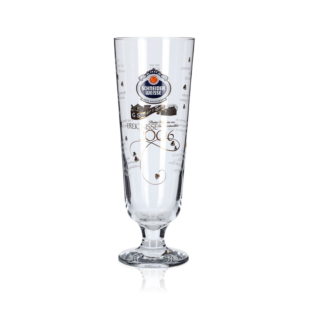 Verres Schneider Weisse Glas 0,5 l, édition spéciale « Coupe antique », événements 2006