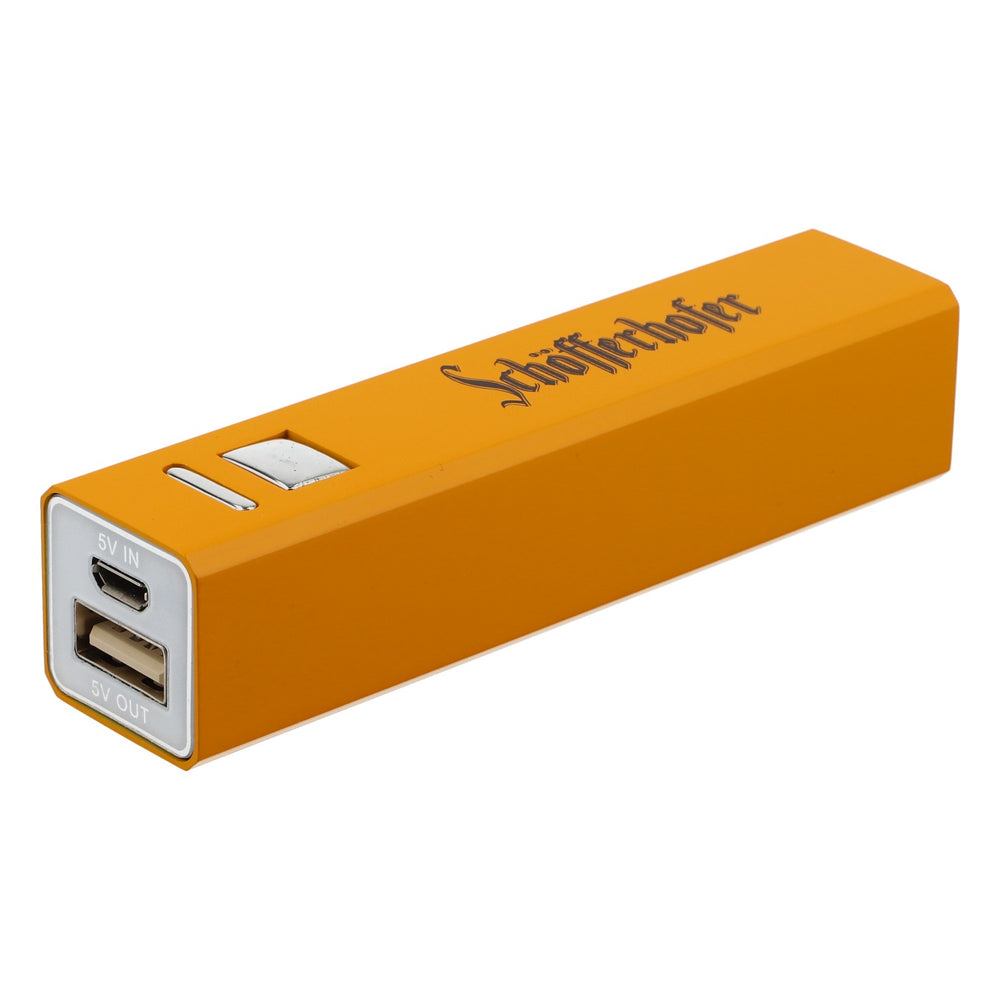 Batterie externe Schöfferhofer Bier Powerbank Batterie supplémentaire pour téléphone portable Capacité de batterie 2600 mAh