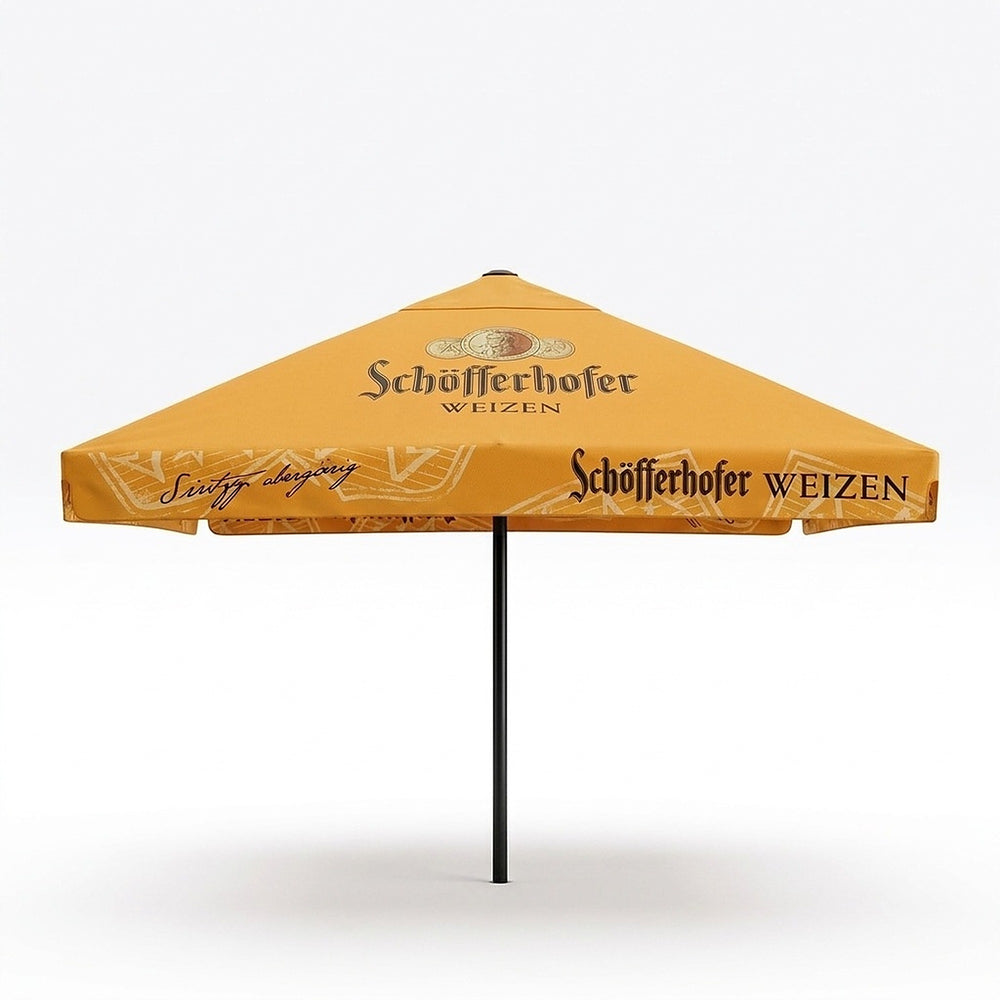 Parasol Schöfferhofer 3 x 3 m – Brasserie, restauration, café en plein air