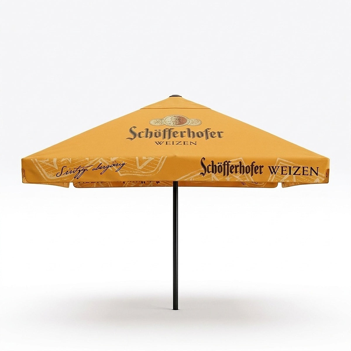 Parasol Schöfferhofer 3 x 3 m – Brasserie, restauration, café en plein air