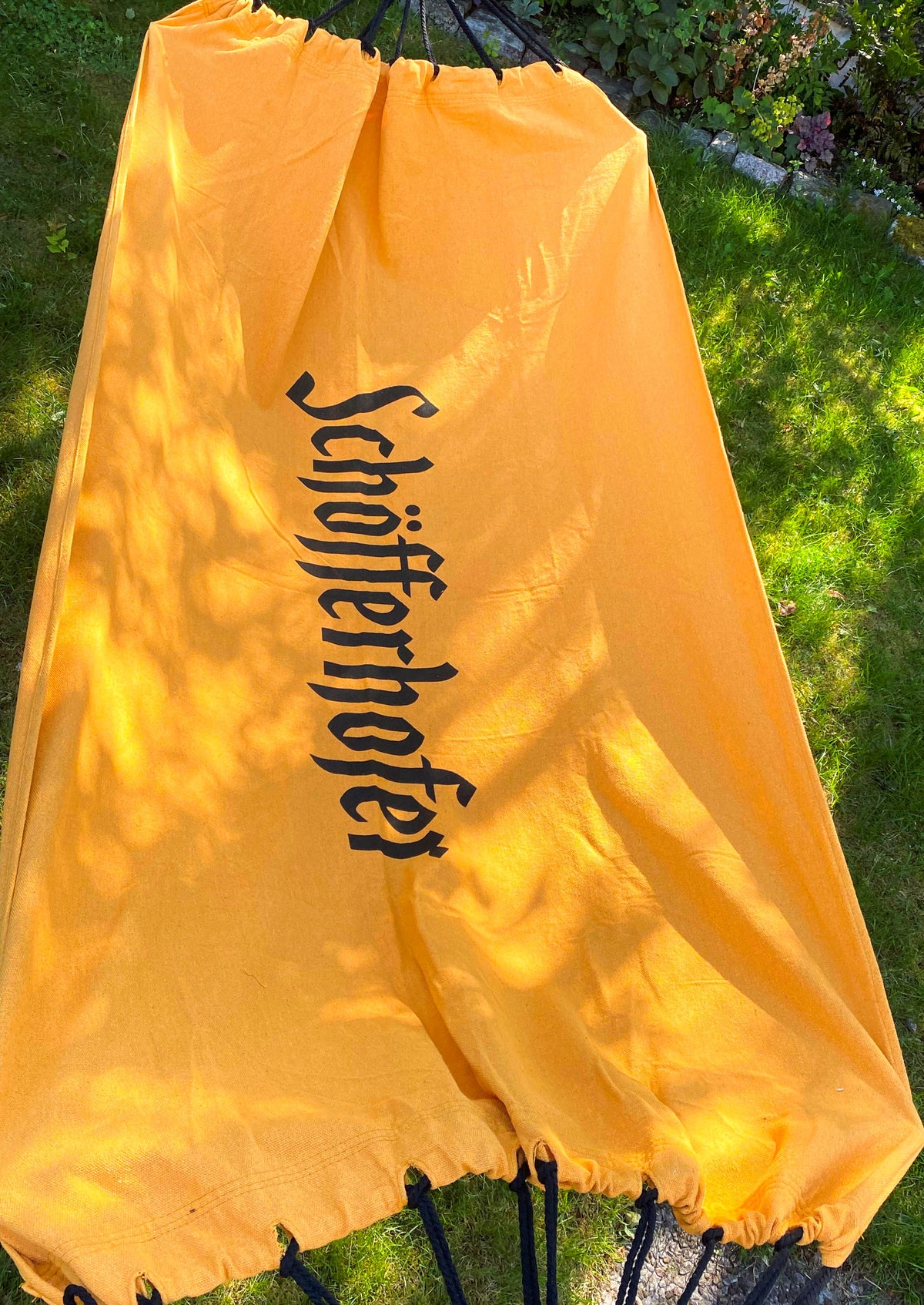 Hamac en lin Schöfferhofer Weizenbier XXL Outdoor « Single Natura » – Vue 5
