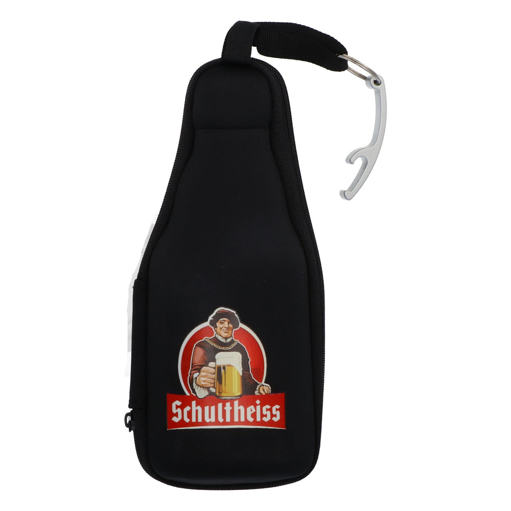 Refroidisseur de bouteilles Schultheiss Lager 0,33 l en néoprène avec décapsuleur
