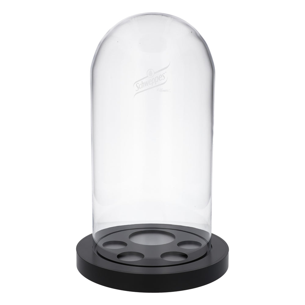 Schweppes LED Glorifier Cloche en verre Luminaire publicitaire lumineux avec bloc d'alimentation