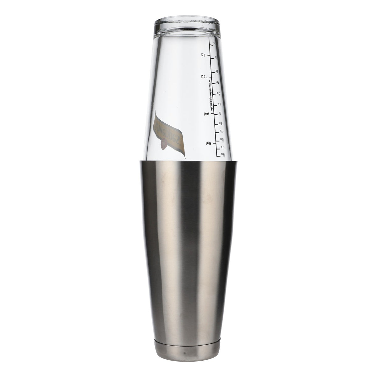 Schweppes Boisson gazeuse Shaker Accessoires de bar Verre à cocktail Mixeur Acier inoxydable/verre – Vue 3