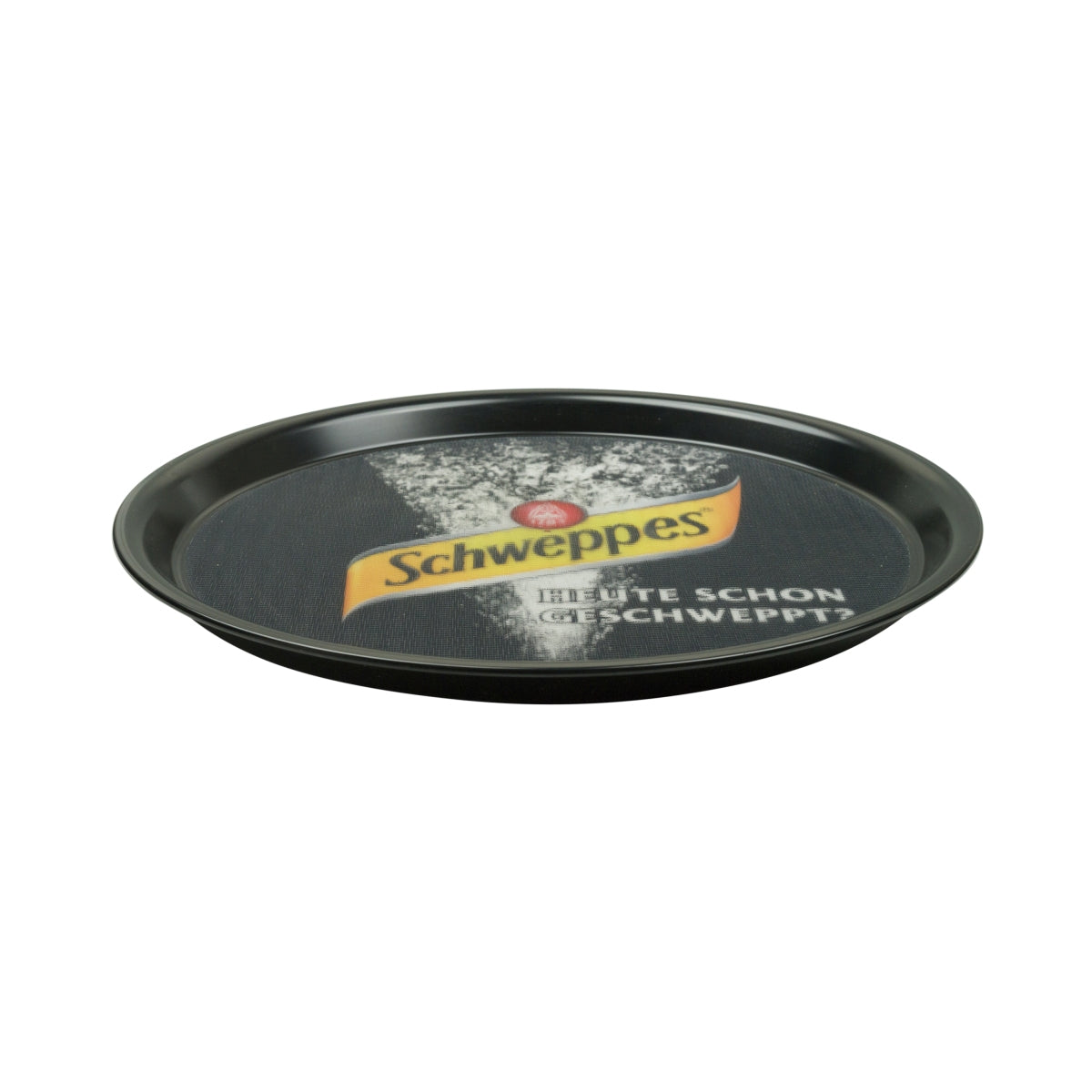 Schweppes Boisson gazeuse Plateau Plateau de service Plateau de serveur noir – Vue 2