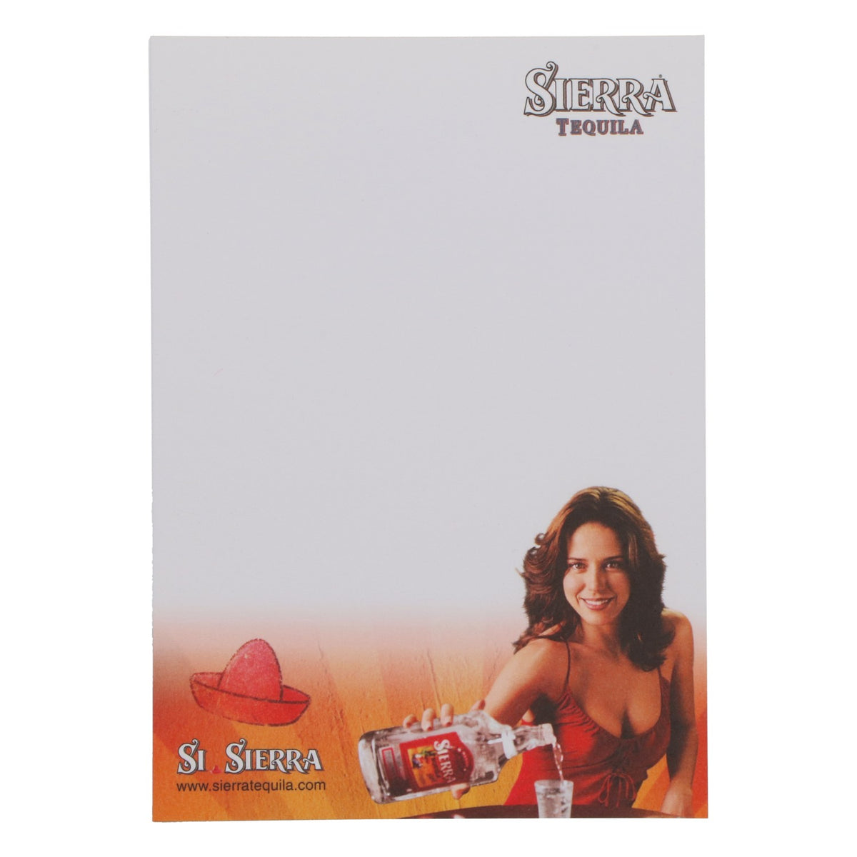 Bloc-notes Sierra Tequila « Si Sierra » – Une femme sur le papier