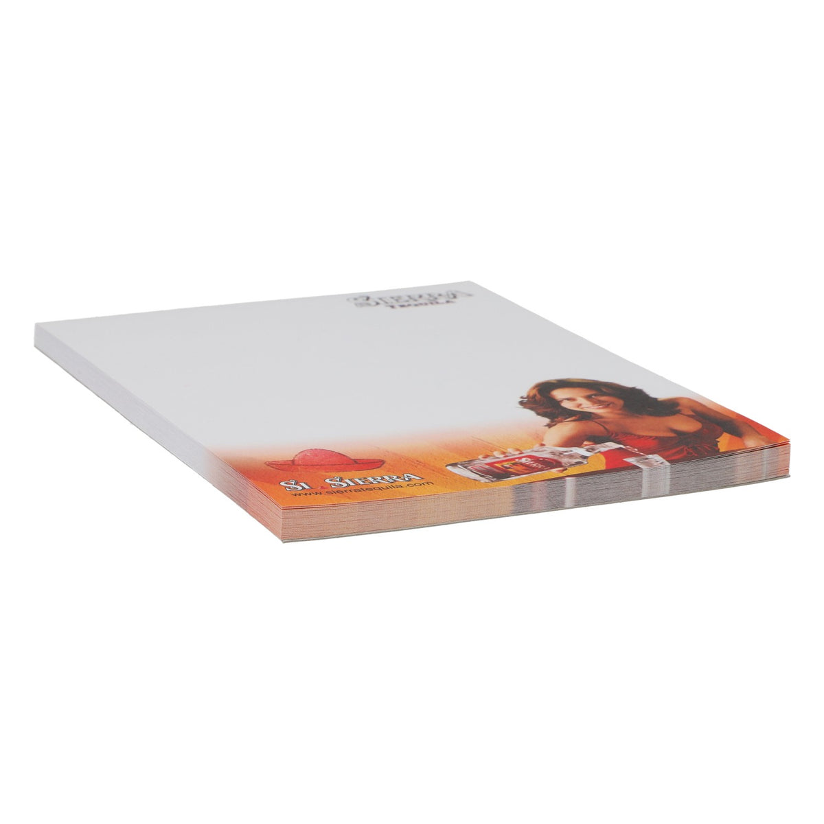 Bloc-notes Sierra Tequila « Si Sierra » – Une femme sur le papier – Vue 3