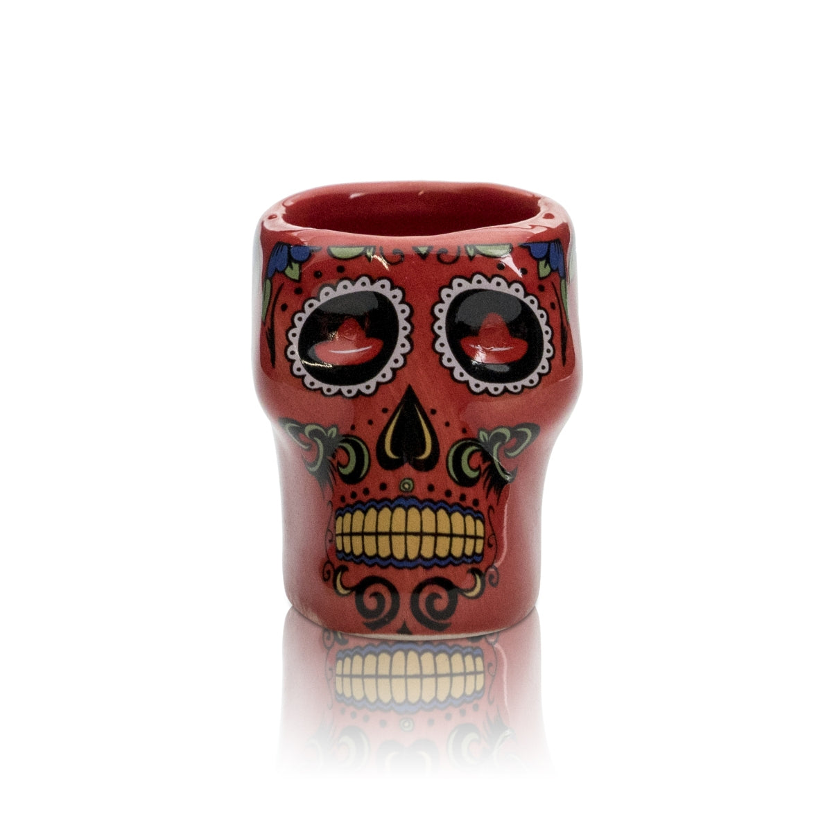 Verre à tequila Sierra 2 cl Shot Stamper Verres courts tête de mort Mezcal Gastro