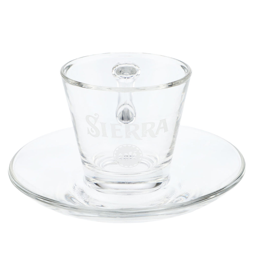 SierraTequila Set de tasses à espresso Set de tasses à café en verre véritable