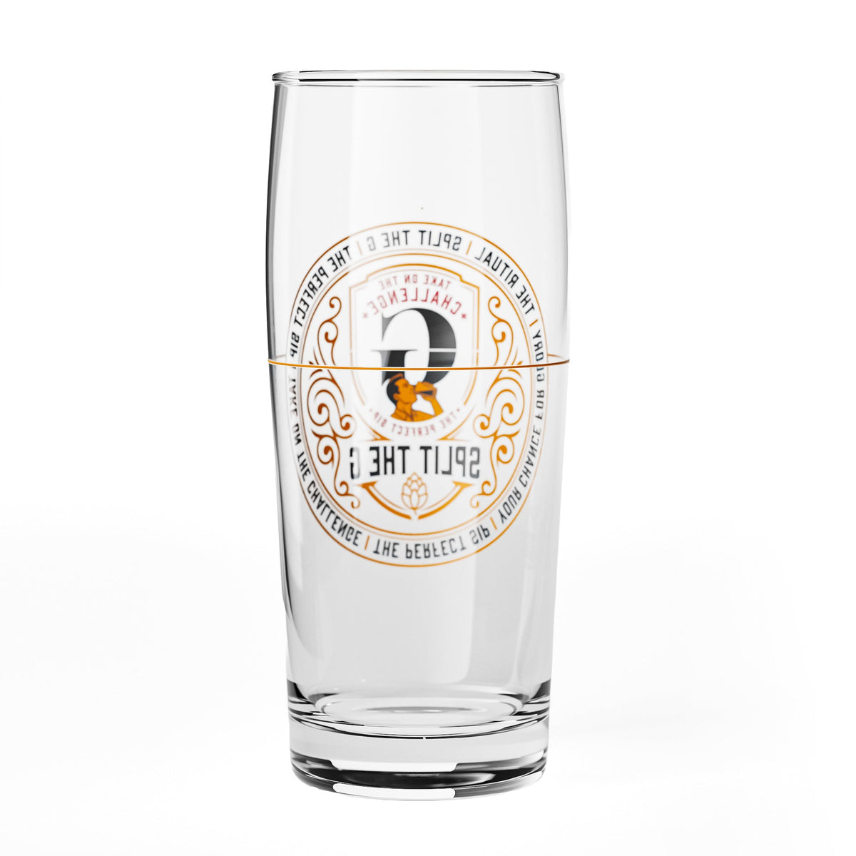 Lot de 4 verres à bière Sipply « SPLIT THE G » « The Perfect SIP » 0,5 l : la tendance sur les réseaux sociaux – Vue 7