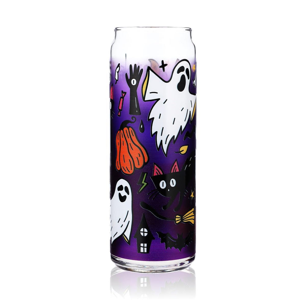 Sipply Verre à boire avec motif Halloween Spooky en impression UV Can Glass 370ml