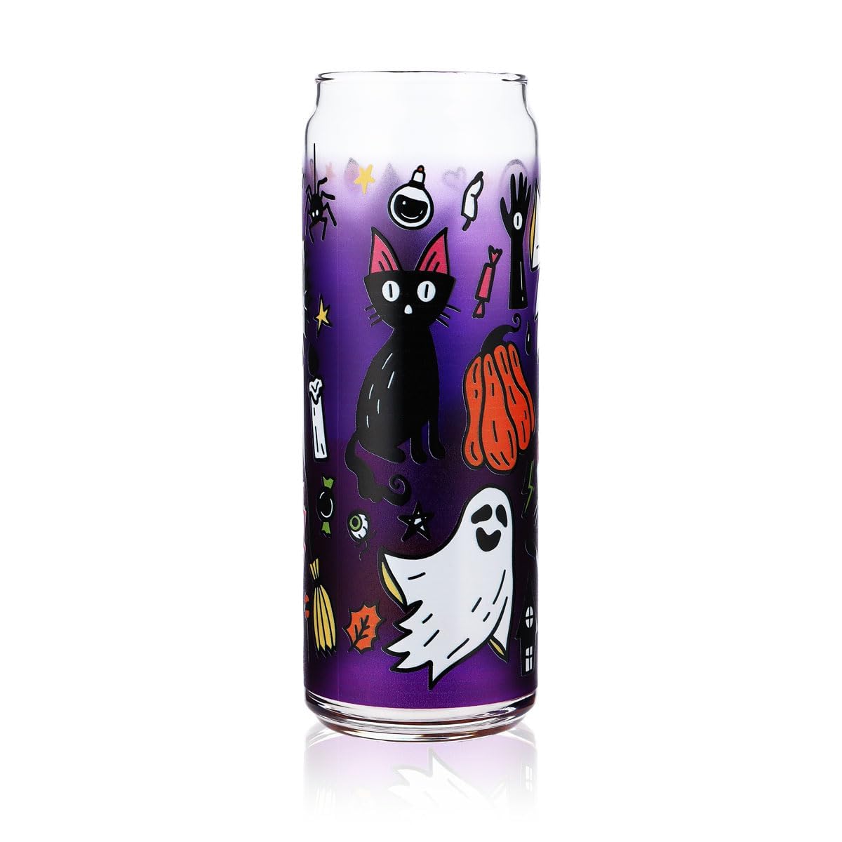 Sipply Verre à boire avec motif Halloween Spooky en impression UV Can Glass 370ml – Vue 2