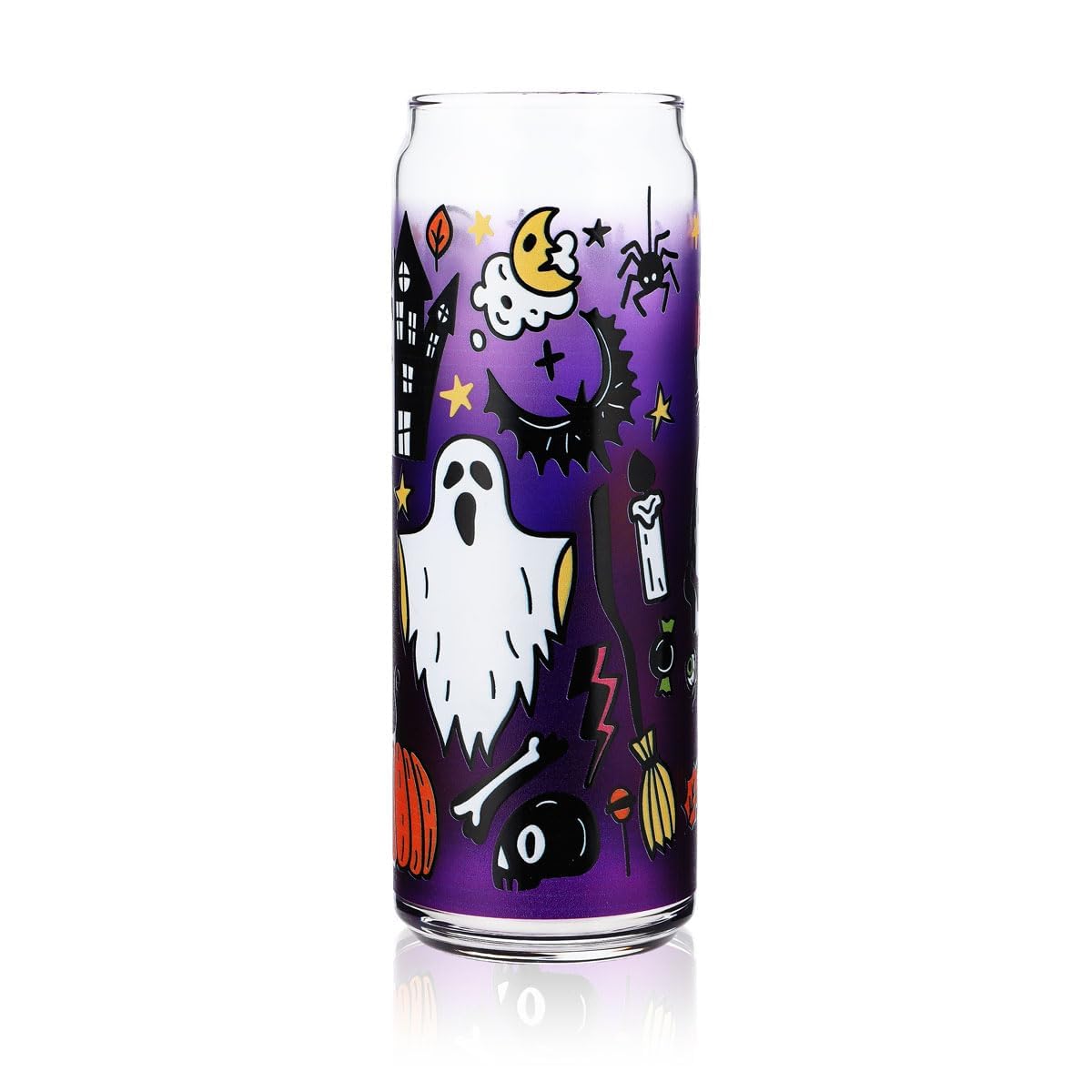 Sipply Verre à boire avec motif Halloween Spooky en impression UV Can Glass 370ml – Vue 3