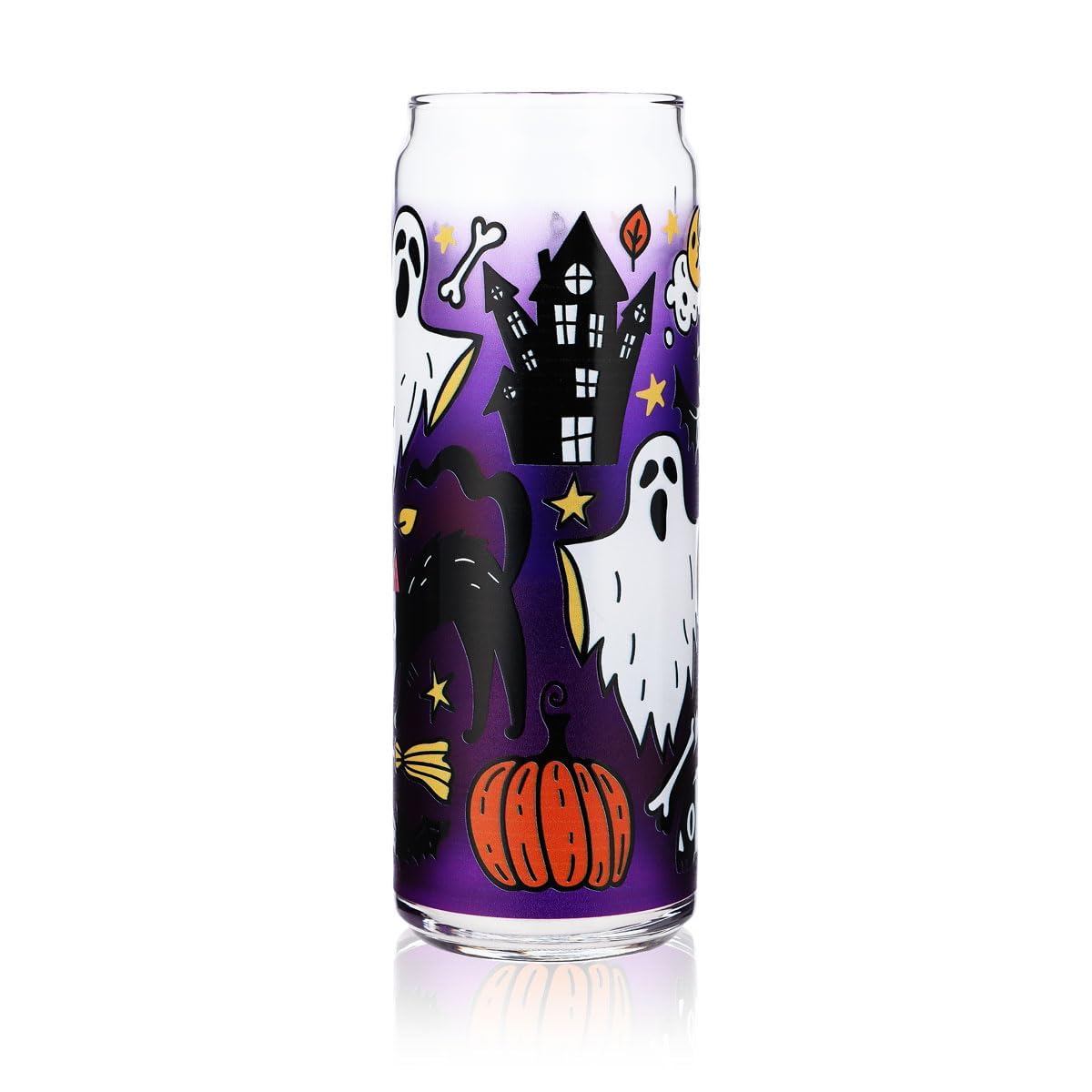 Sipply Verre à boire avec motif Halloween Spooky en impression UV Can Glass 370ml – Vue 4