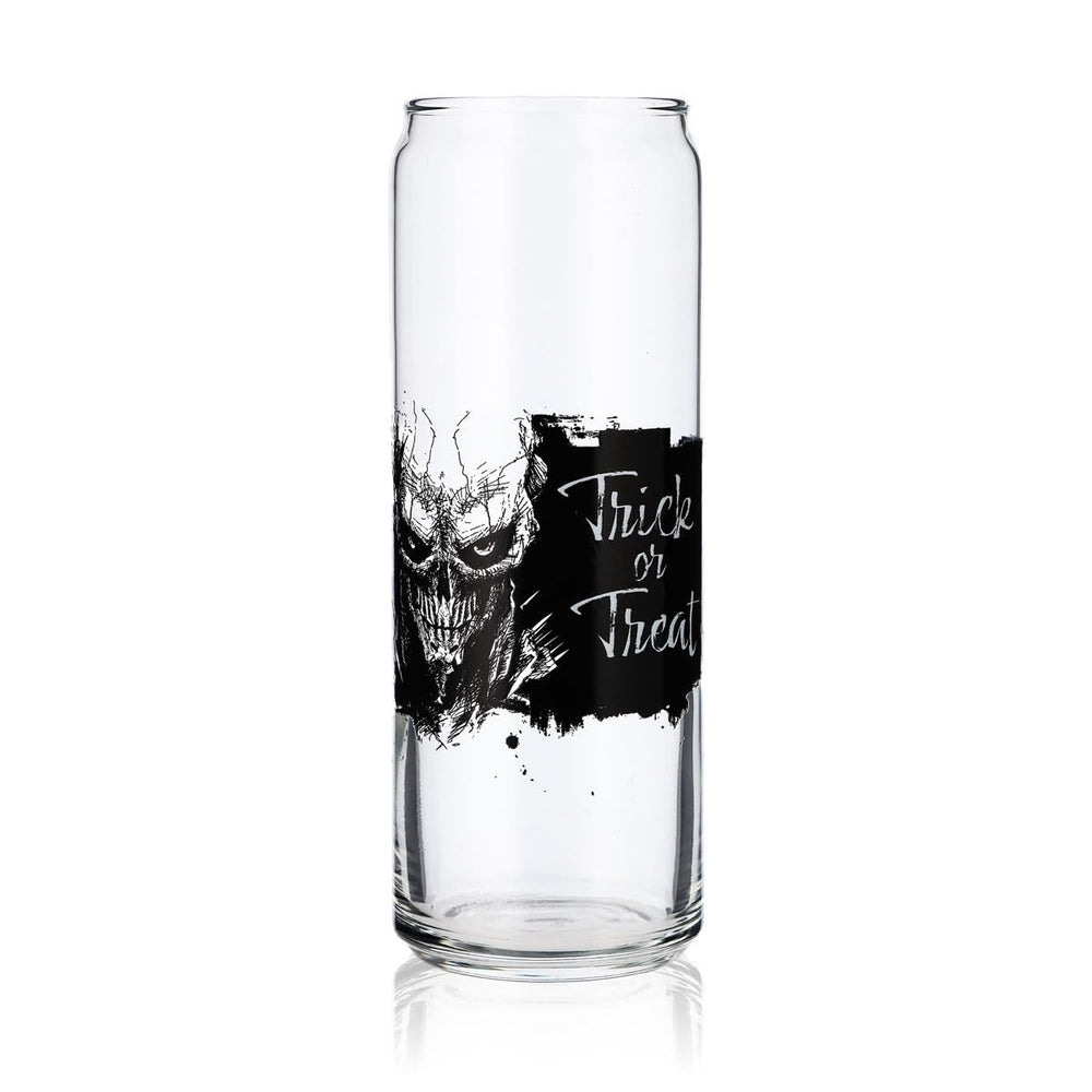 Sipply Verre à boire avec motif Halloween Trick or Treat en impression UV Can Glass 370ml