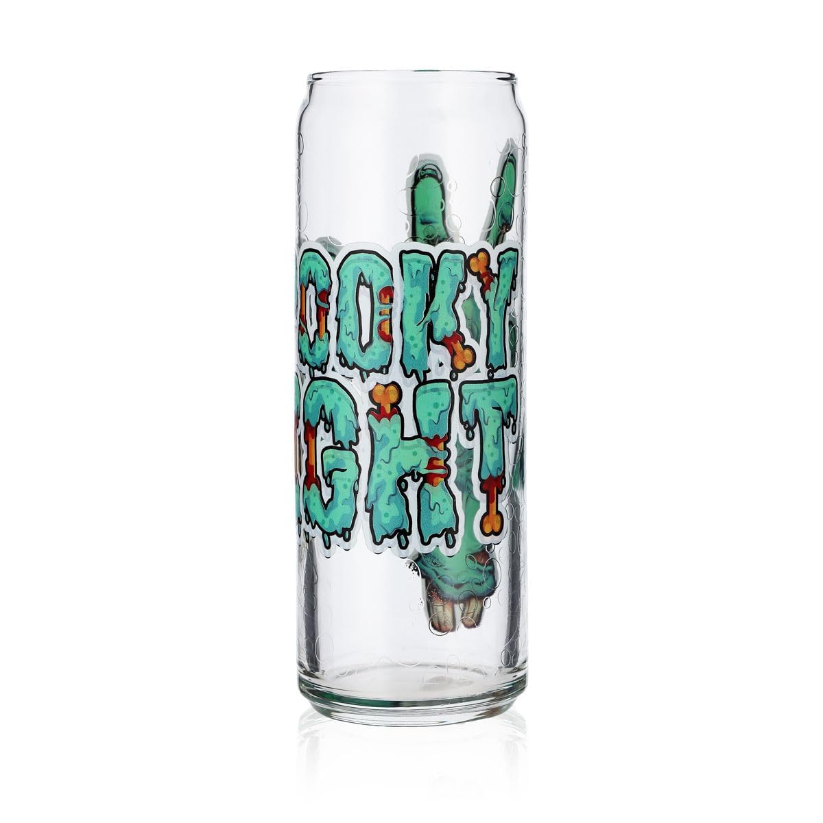 Verre à boire Sipply avec motif Halloween Zombie Hands en impression UV Can Glass 370ml – Vue 3