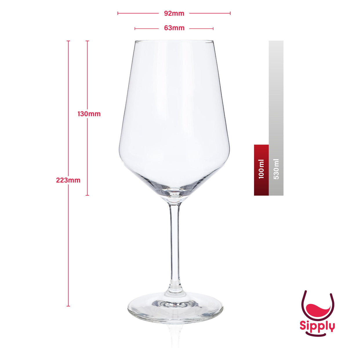 Verre à vin Sipply avec inscription « Ne pose pas de questions » – Mauvaise journée, bonne journée V1 0,5 l – Vue 9