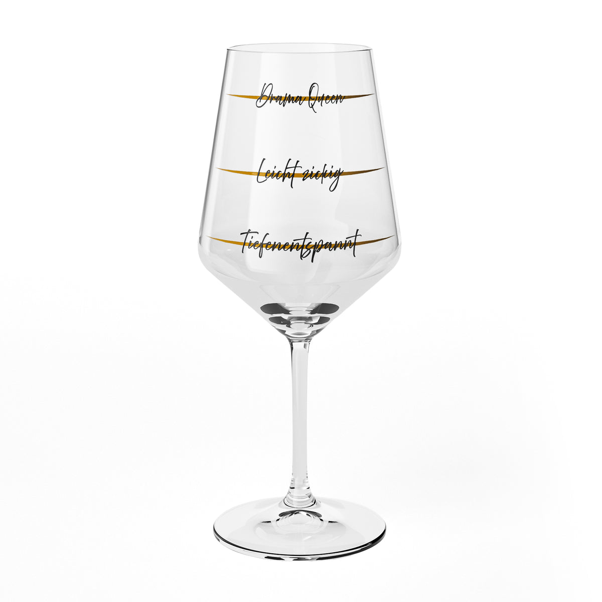 Verre à vin Sipply avec inscription « Drama Queen », 0,5 l – Vue 2