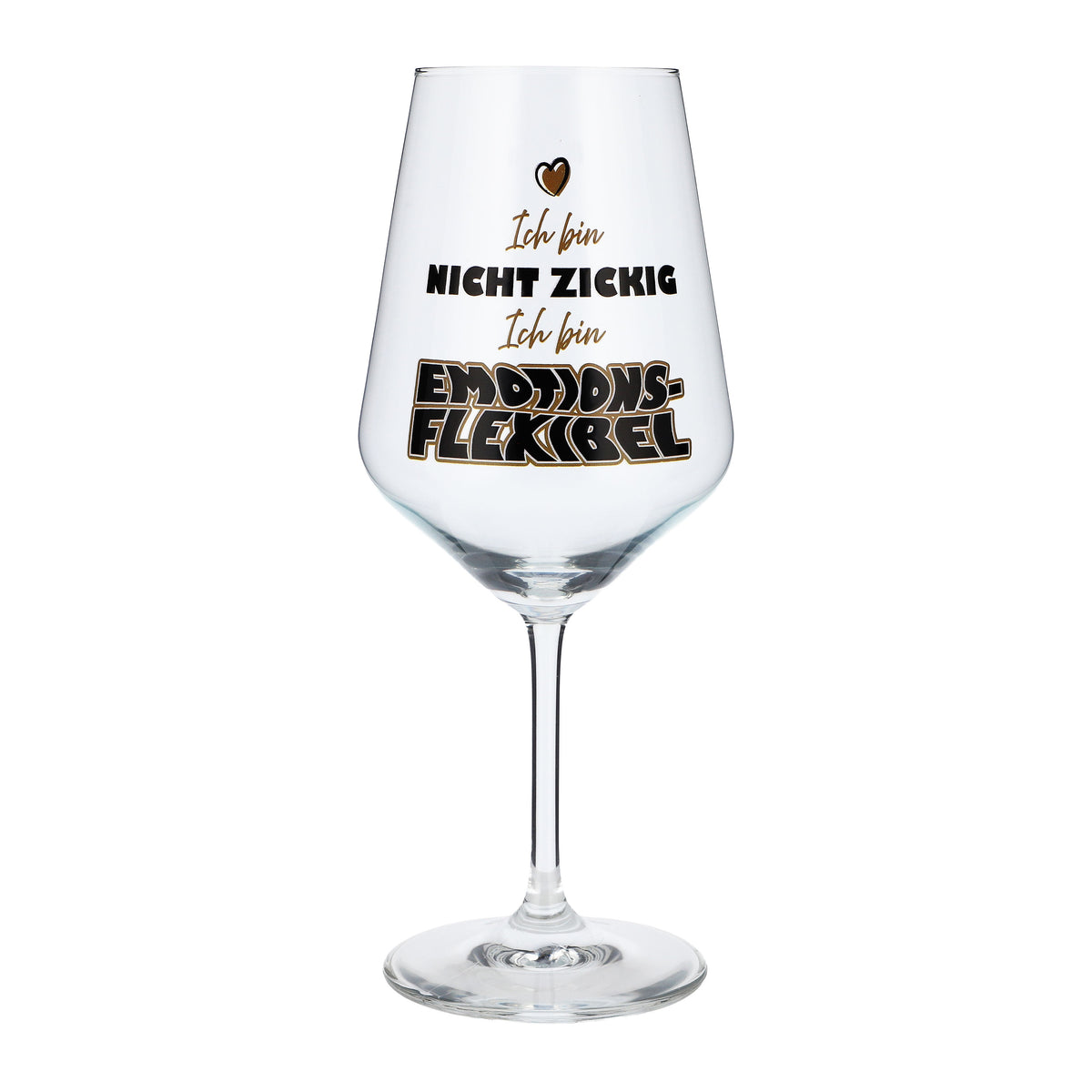 Verre à vin Sipply avec inscription « Emotionsflexibel », 0,5 l – Vue 2