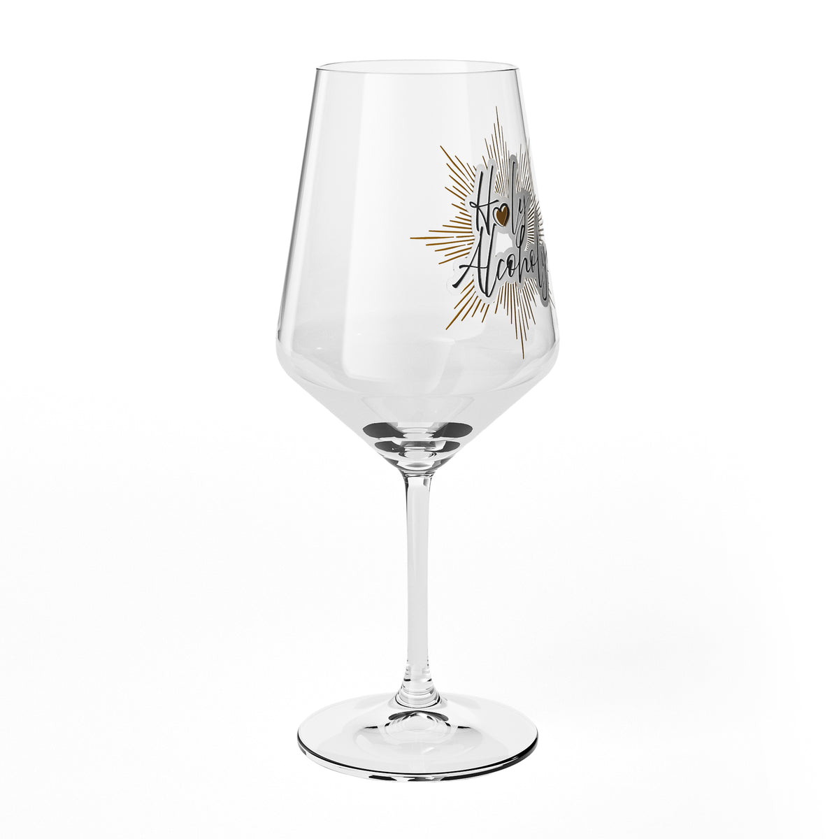 Verre à vin Sipply avec inscription « Holy Alcoholy », 0,5 l – Vue 6