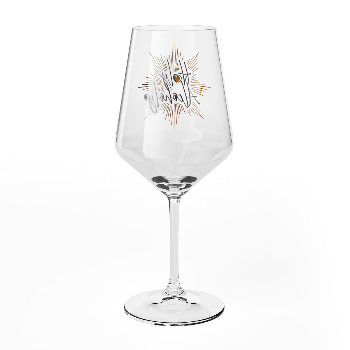 Verre à vin Sipply avec inscription « Holy Alcoholy », 0,5 l – Vue 8