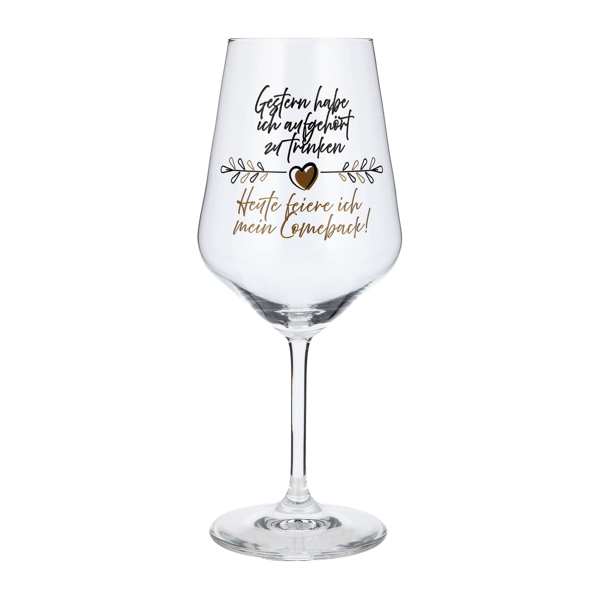 Verre à vin Sipply avec inscription « Mein Comeback ! » (Mon grand retour !), 0,5 l – Vue 2