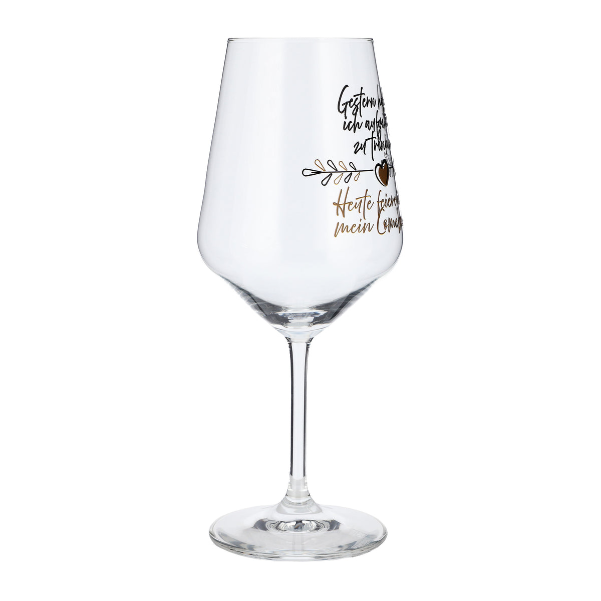 Verre à vin Sipply avec inscription « Mein Comeback ! » (Mon grand retour !), 0,5 l – Vue 6