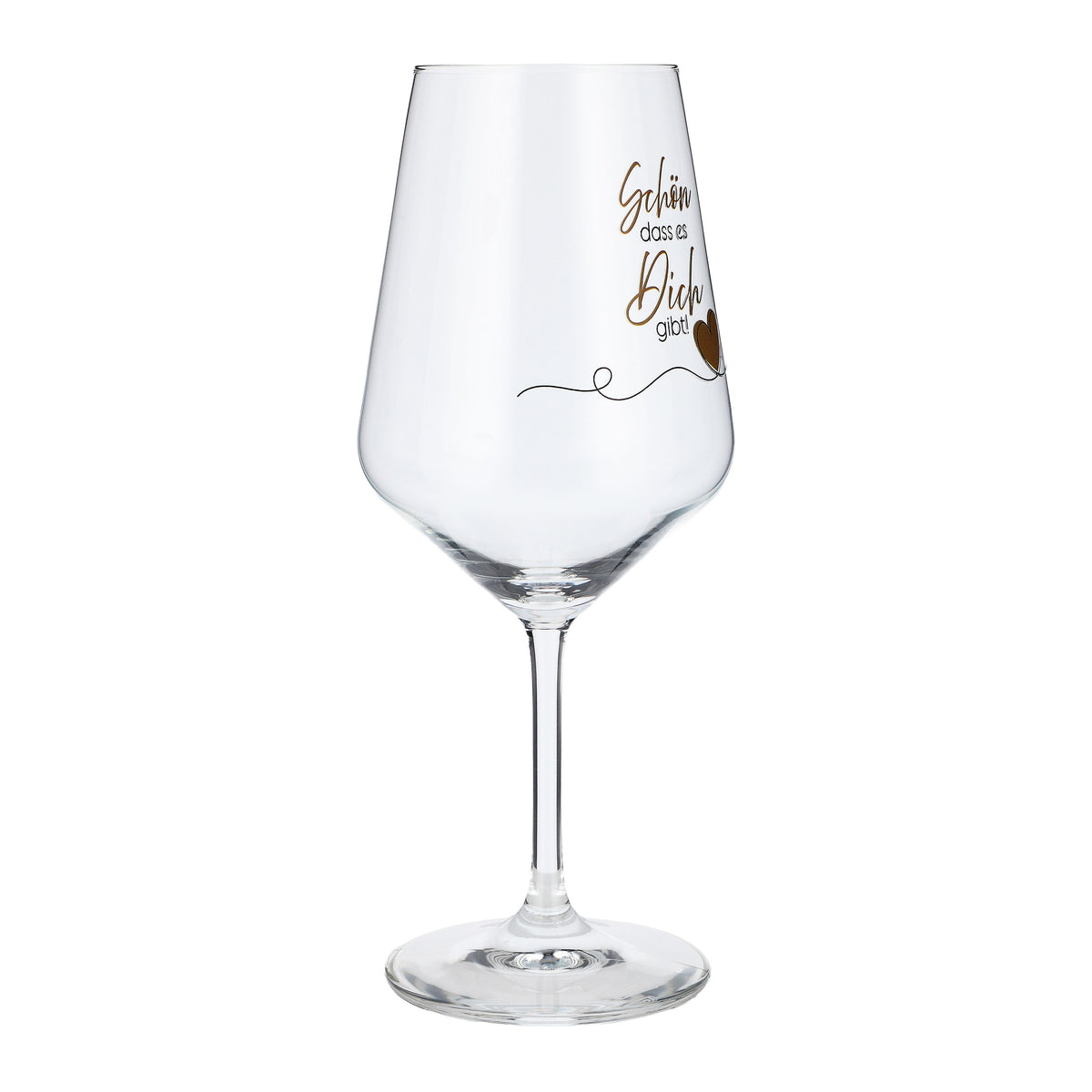 Verre à vin Sipply avec inscription « Je suis content que tu sois là ! » 0,5 l – Vue 6
