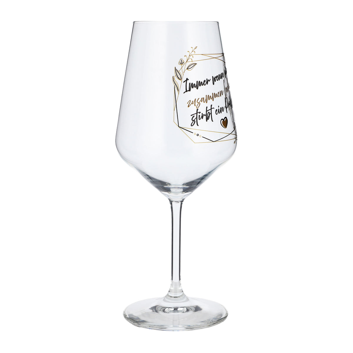 Verre à vin Sipply avec inscription « Quand on rit ensemble », 0,5 l – Vue 6