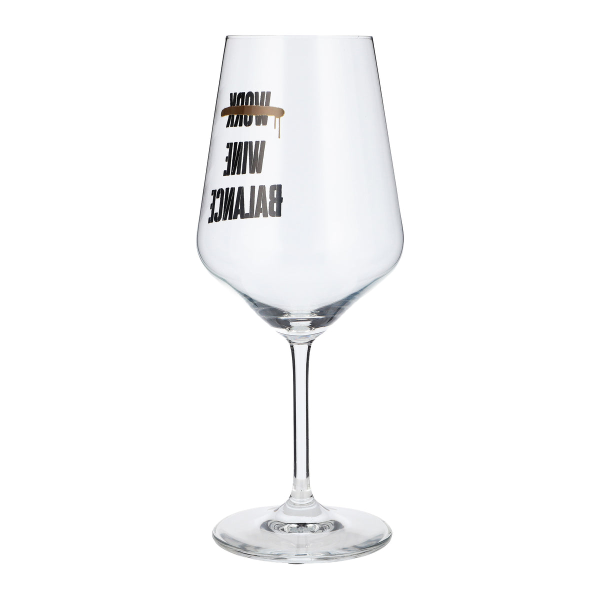 Verre à vin Sipply avec inscription « Work Wine Balance », 0,5 l – Vue 7