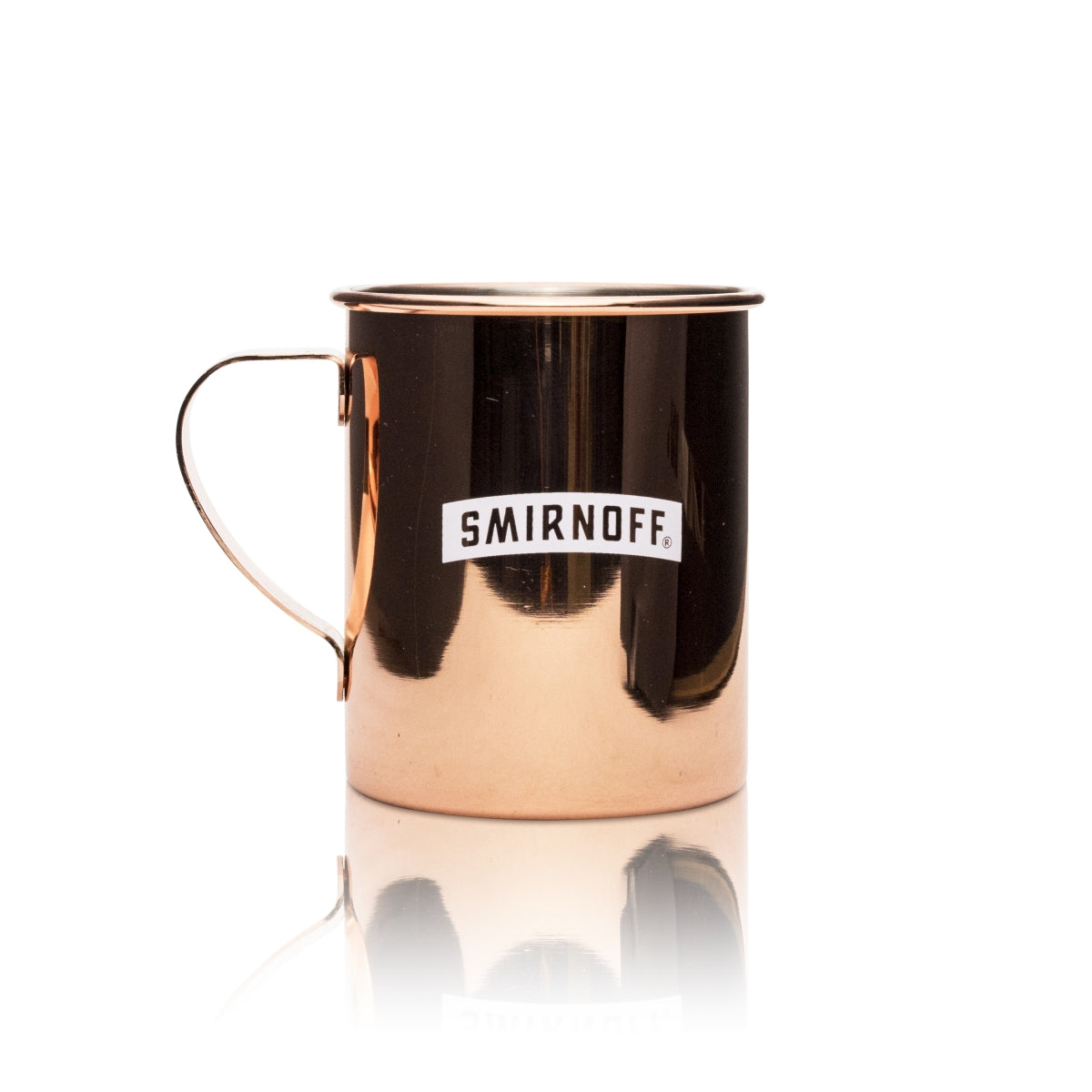 6 verres à cocktail Smirnoff en verre cuivré 0,4 l avec anse en métal, verres à cocktail long drink Mule – Vue 2
