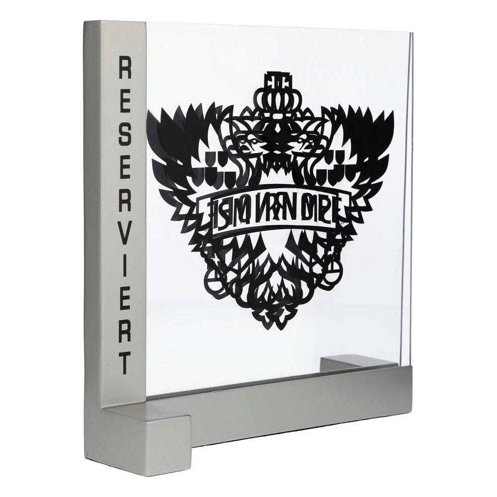 Smirnoff Vodka Présentoir de table en acrylique Porte-carte Réservé Métal