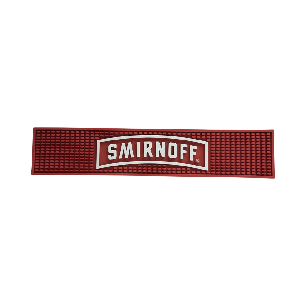 Smirnoff Vodka Tapis de bar Tapis égouttoir Accessoires de bar rouge