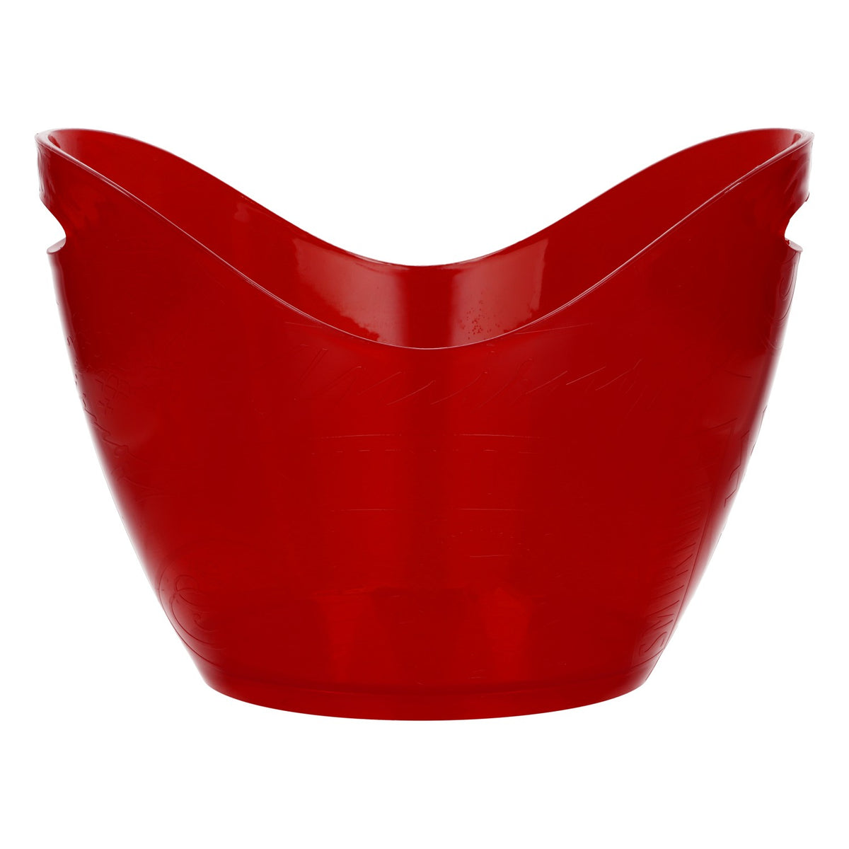Seau à glace pour bouteille de vodka Smirnoff, rouge transparent, relief « Bar » – Vue 2