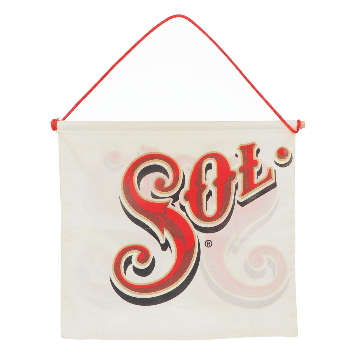 Sol Bier Mini-bannière publicitaire Suspension Drapeau Bandeau tendu blanc