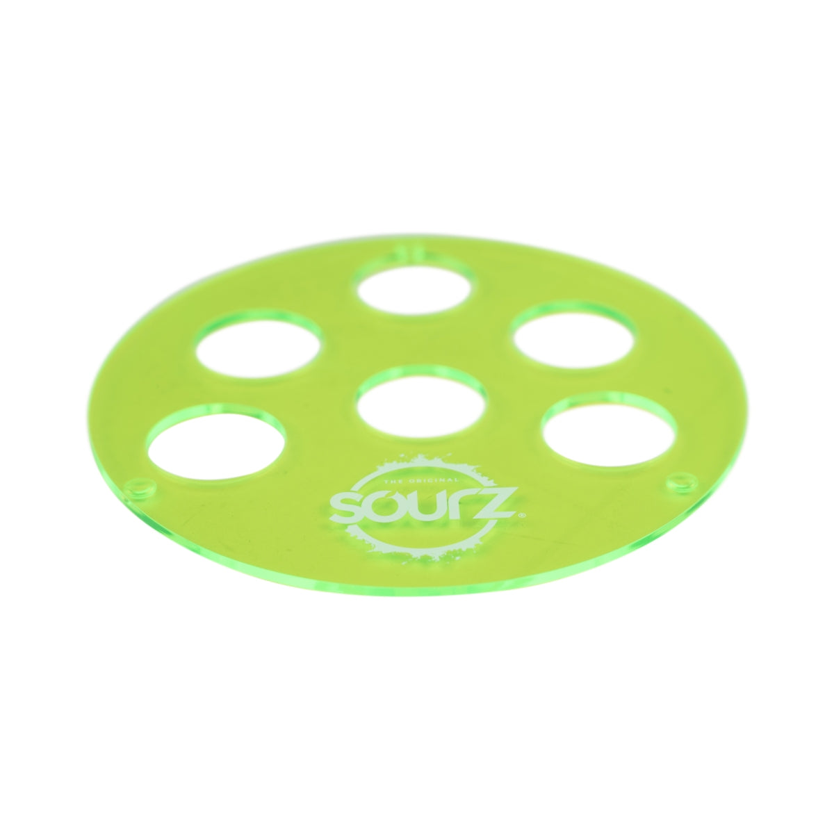 Plateau à shots Sourz pour 6 shots Vert fluo Bar Gastro Tequila courte