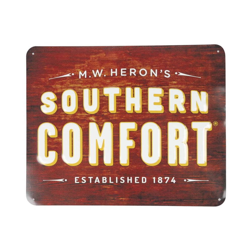 Southern Comfort Plaque métallique décorative Plaque publicitaire 36 x 29 cm Produit dérivé