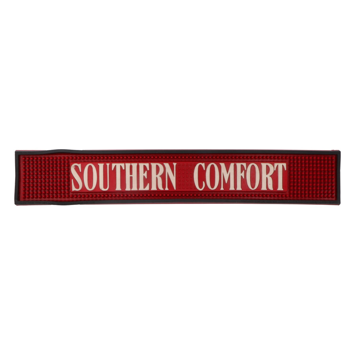 Southern Comfort Whiskey Barmatte Tapis égouttoir Tapis en caoutchouc Accessoires de bar Rouge 52 x 9 cm