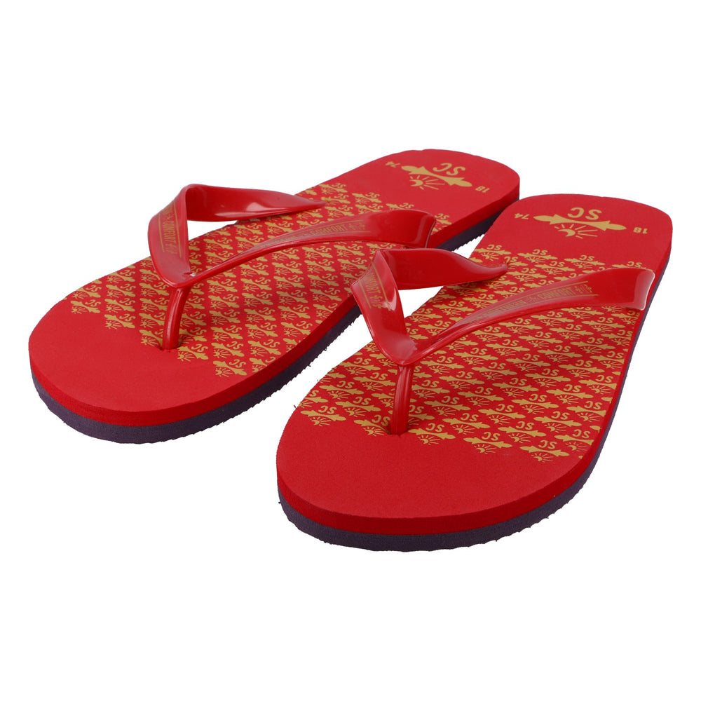 Tongs Southern Comfort Whisky rouges/bleues, pointes séparées, taille 42/43