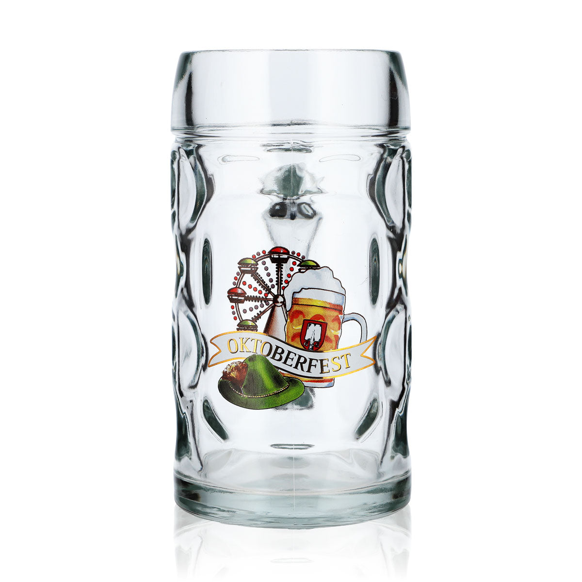 Verre à bière Spaten 0,5 l, chope d'Oktoberfest, grande roue, chope Maß, verre à bière Seidel