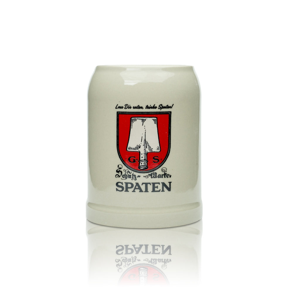 Verre à bière Spaten Cruche en terre cuite 0,5 l Chope à bière classique Verres à collectionner pour amateurs